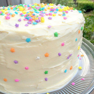 Rainbow Layer Cake [Recipe]