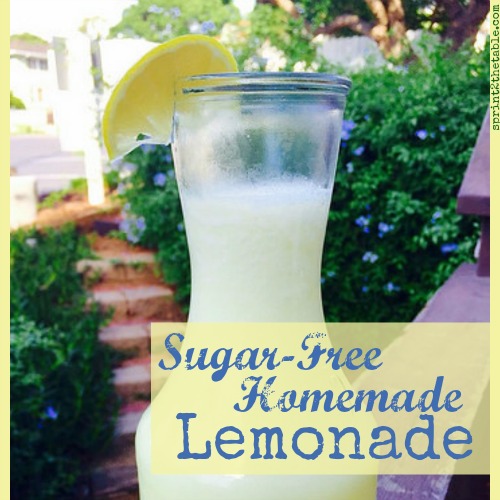 Homemade Sugar-Free Lemonade Recipe + NuNaturals #Giveaway | Sprint 2 ...
