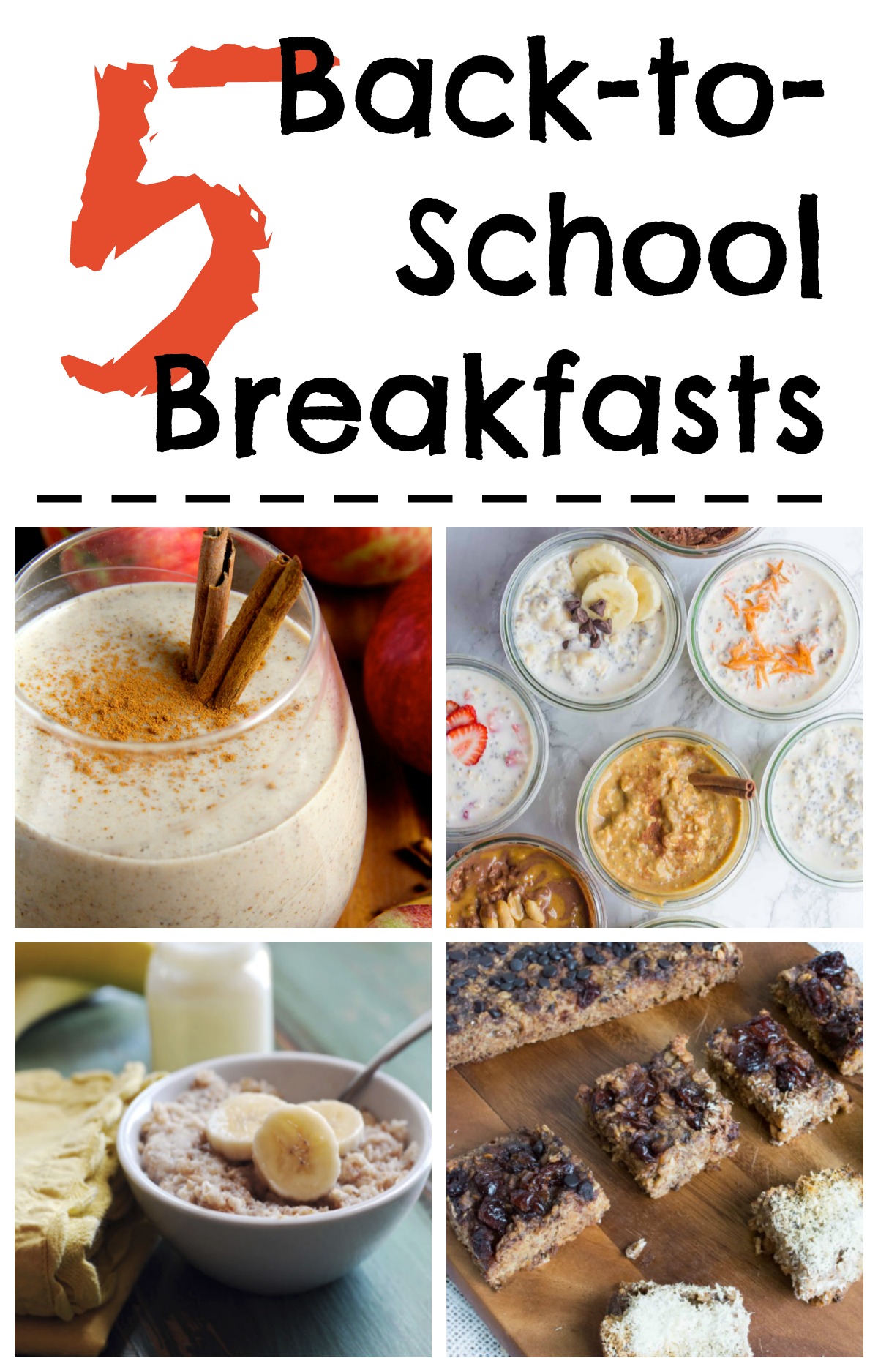 5 Make Ahead Breakfast Ideas with Oatmeal | Sprint 2 the Table